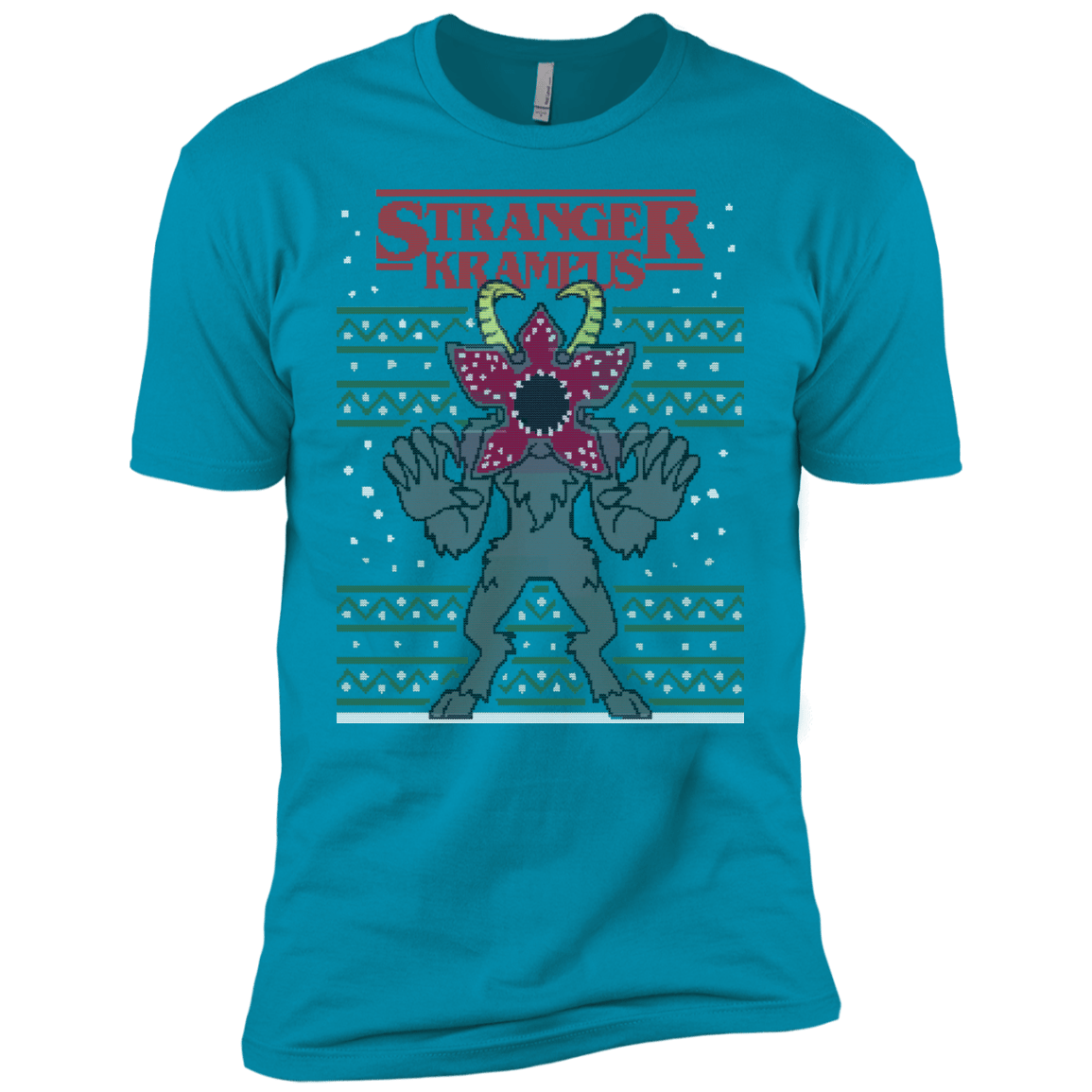 T-Shirts Turquoise / YXS Stranger Krampus Boys Premium T-Shirt