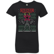 T-Shirts Black / YXS Stranger Krampus Girls Premium T-Shirt