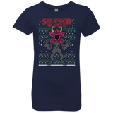 T-Shirts Midnight Navy / YXS Stranger Krampus Girls Premium T-Shirt