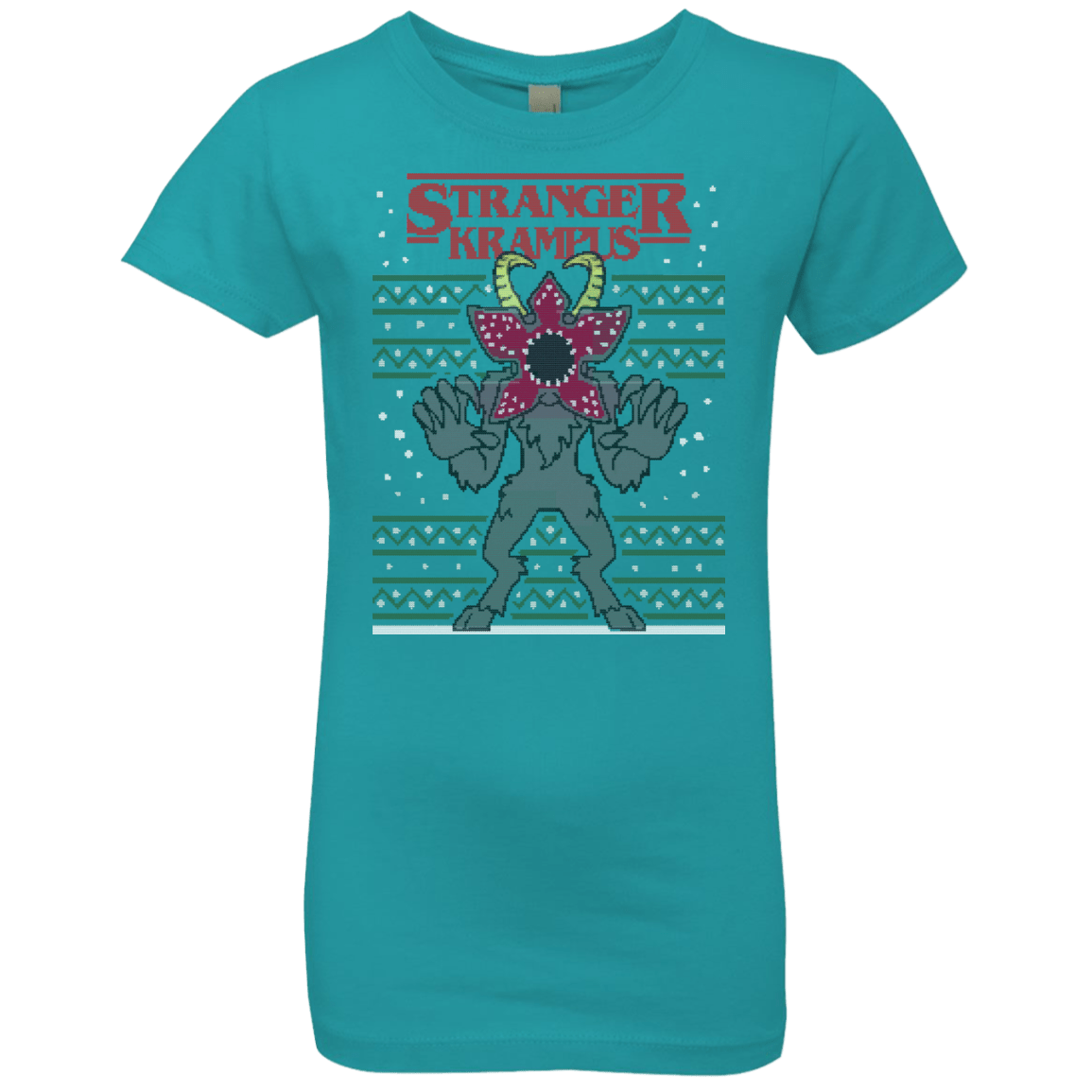 T-Shirts Tahiti Blue / YXS Stranger Krampus Girls Premium T-Shirt