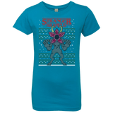 T-Shirts Turquoise / YXS Stranger Krampus Girls Premium T-Shirt