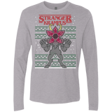 T-Shirts Heather Grey / Small Stranger Krampus Men's Premium Long Sleeve