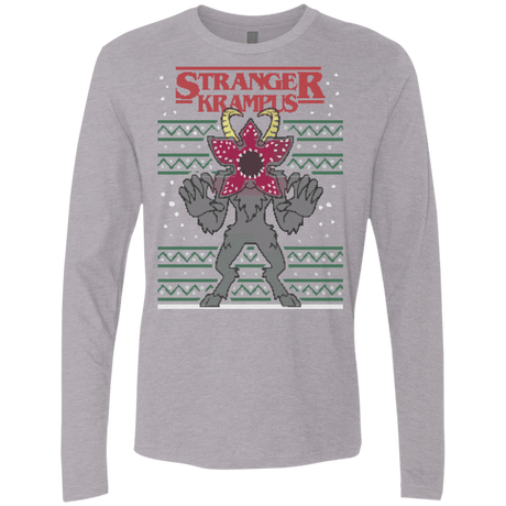 T-Shirts Heather Grey / Small Stranger Krampus Men's Premium Long Sleeve