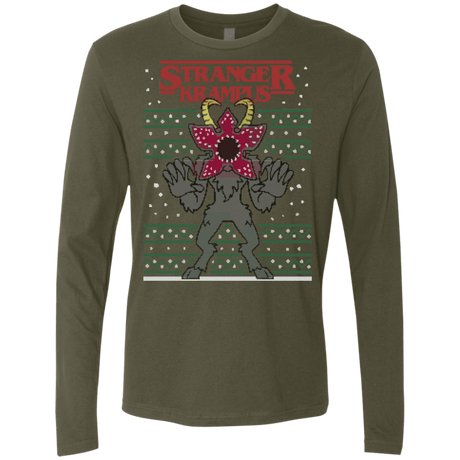 T-Shirts Military Green / Small Stranger Krampus Men's Premium Long Sleeve