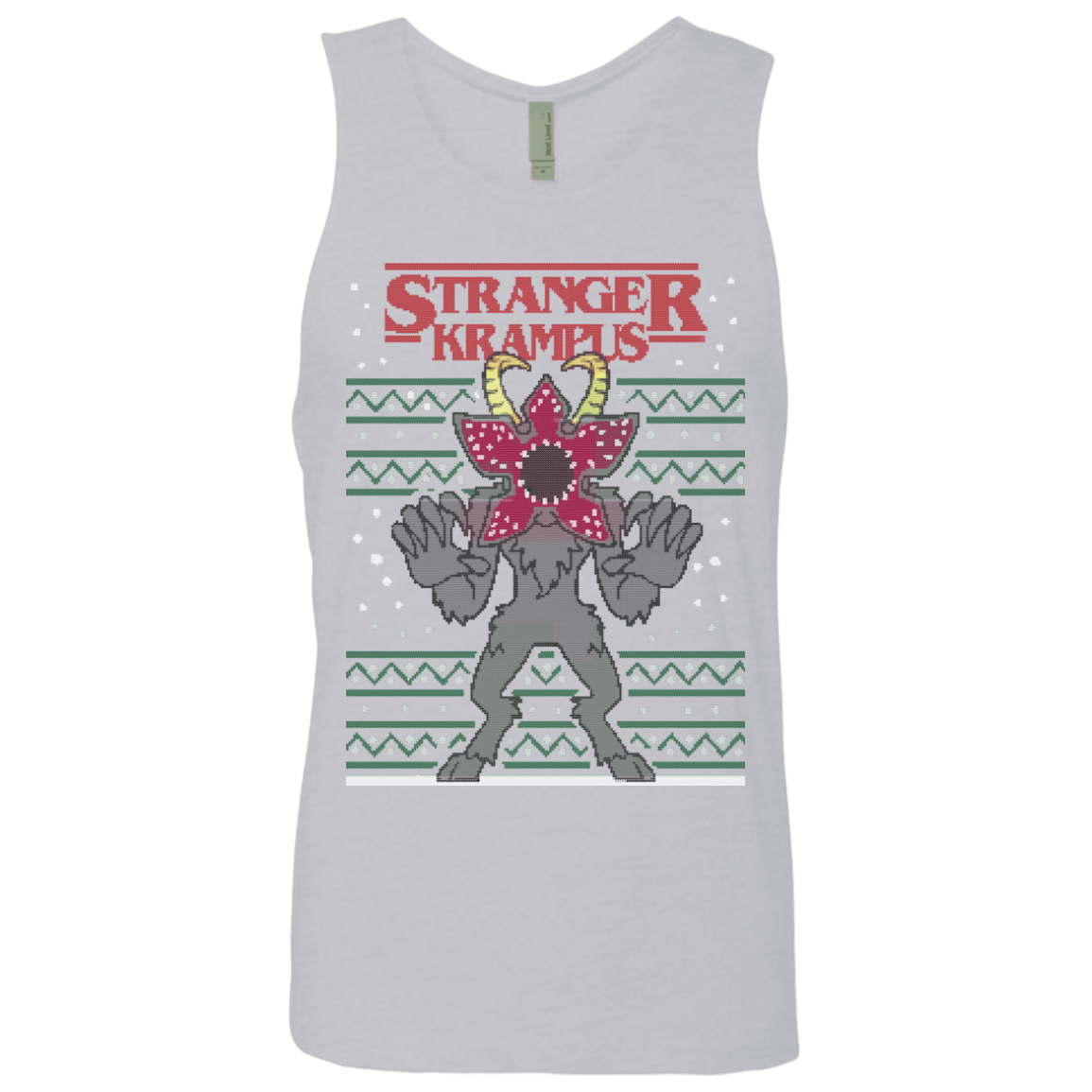 T-Shirts Heather Grey / Small Stranger Krampus Men's Premium Tank Top
