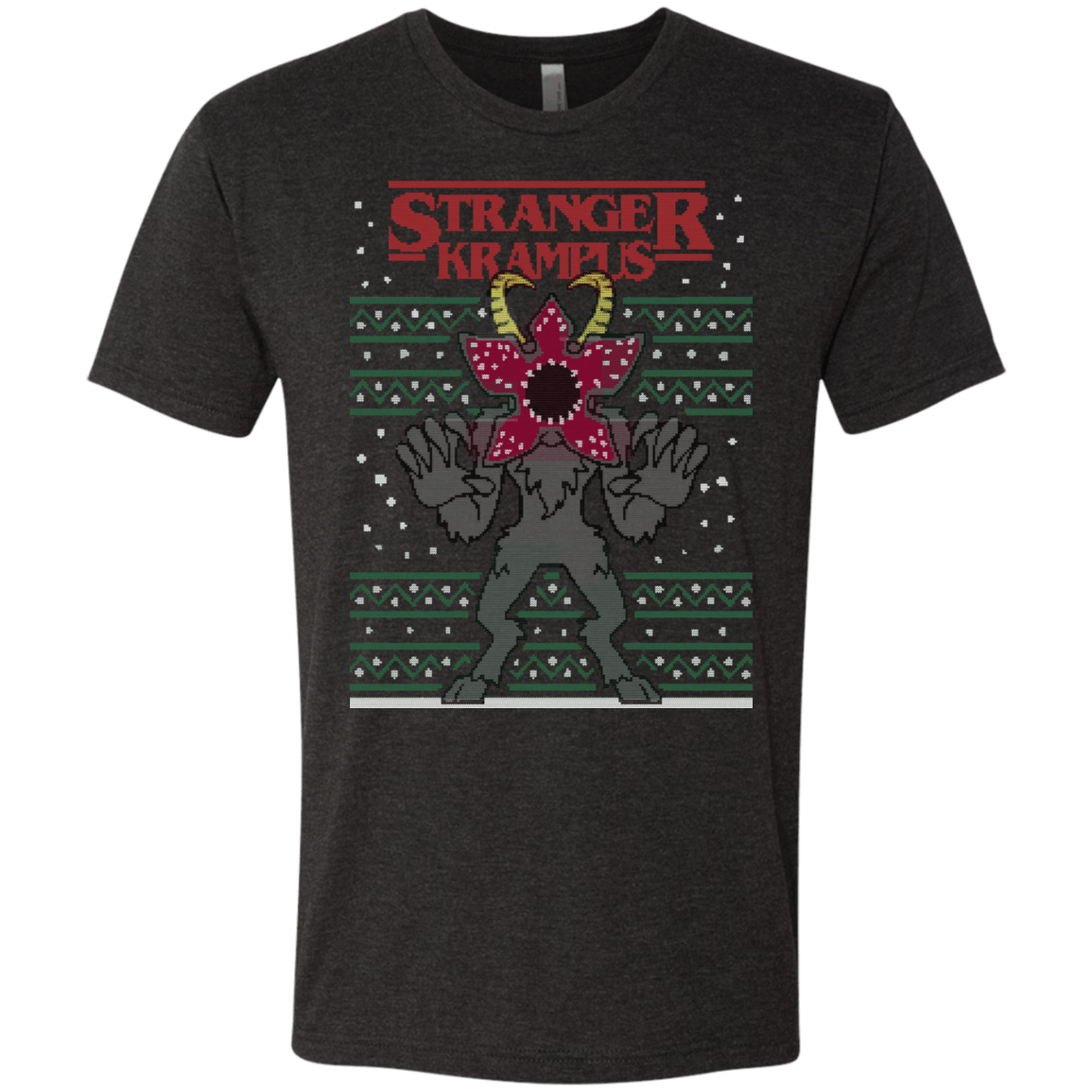 T-Shirts Vintage Black / Small Stranger Krampus Men's Triblend T-Shirt