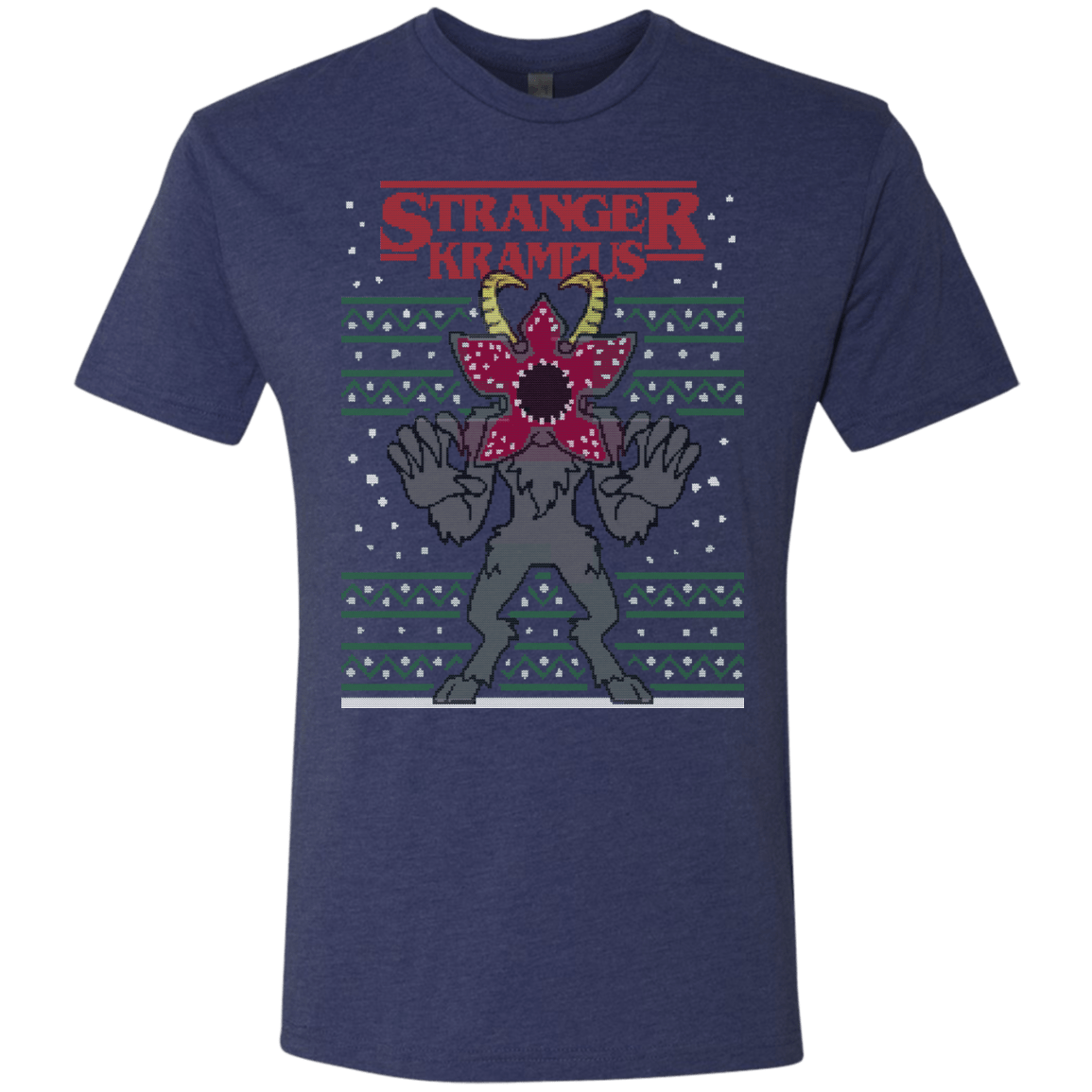 T-Shirts Vintage Navy / Small Stranger Krampus Men's Triblend T-Shirt