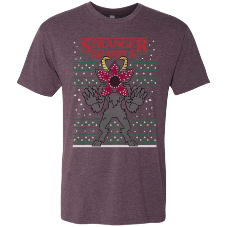 T-Shirts Vintage Purple / Small Stranger Krampus Men's Triblend T-Shirt