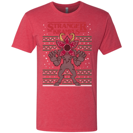 T-Shirts Vintage Red / Small Stranger Krampus Men's Triblend T-Shirt