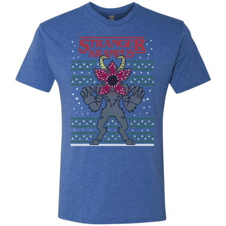 T-Shirts Vintage Royal / Small Stranger Krampus Men's Triblend T-Shirt