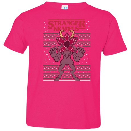 T-Shirts Hot Pink / 2T Stranger Krampus Toddler Premium T-Shirt
