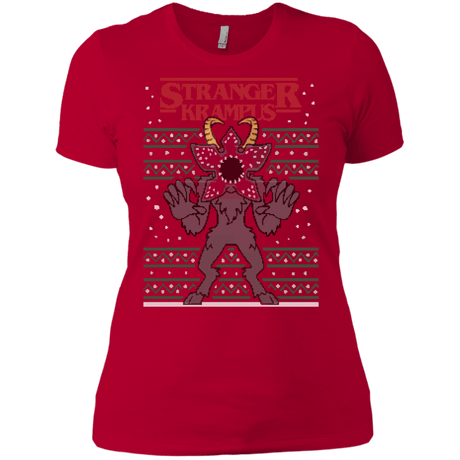 T-Shirts Red / X-Small Stranger Krampus Women's Premium T-Shirt