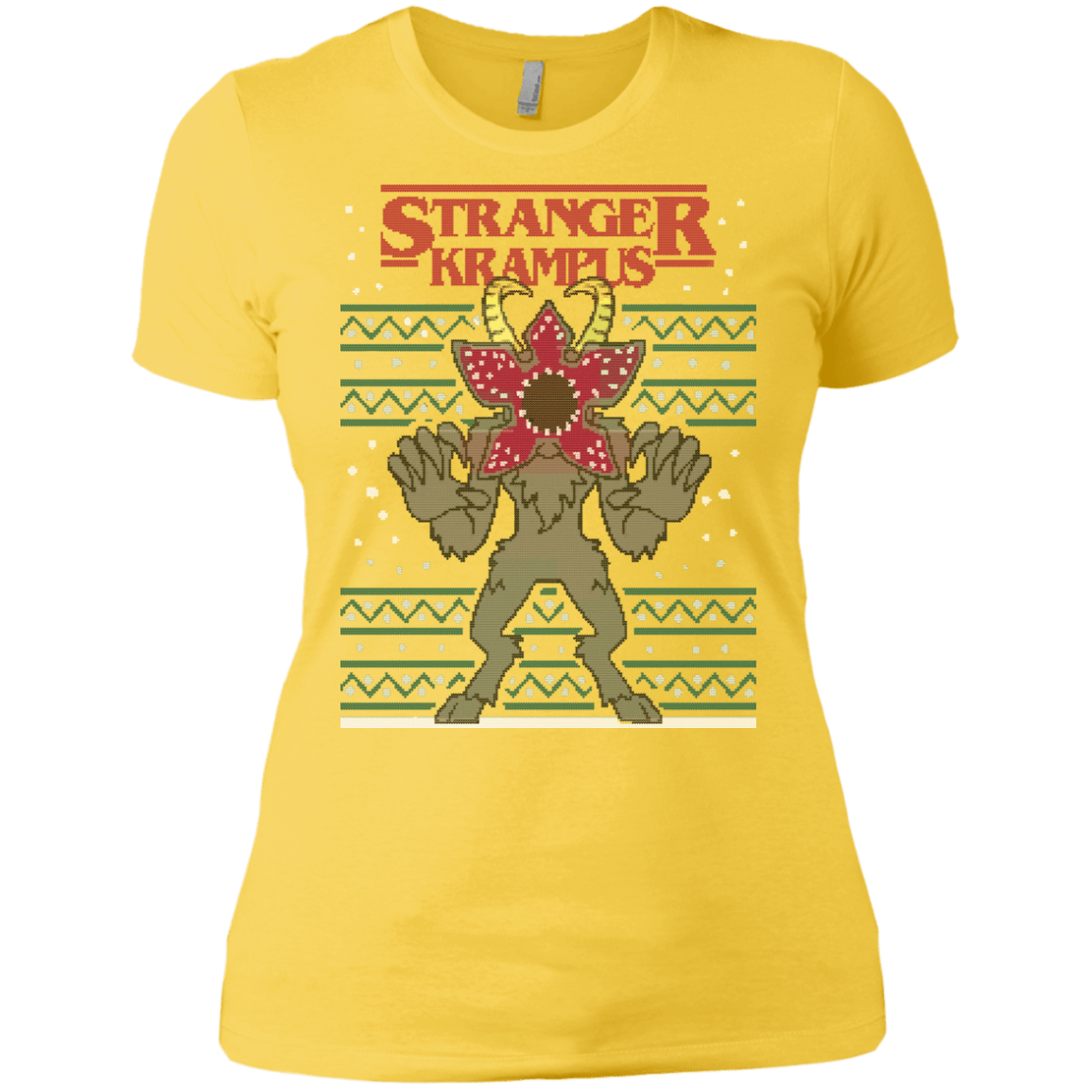 T-Shirts Vibrant Yellow / X-Small Stranger Krampus Women's Premium T-Shirt