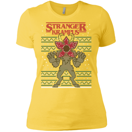 T-Shirts Vibrant Yellow / X-Small Stranger Krampus Women's Premium T-Shirt