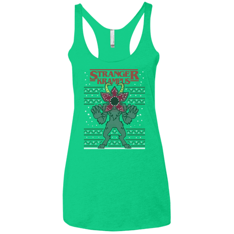 T-Shirts Envy / X-Small Stranger Krampus Women's Triblend Racerback Tank