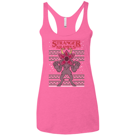 T-Shirts Vintage Pink / X-Small Stranger Krampus Women's Triblend Racerback Tank