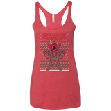 T-Shirts Vintage Red / X-Small Stranger Krampus Women's Triblend Racerback Tank