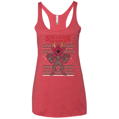 T-Shirts Vintage Red / X-Small Stranger Krampus Women's Triblend Racerback Tank