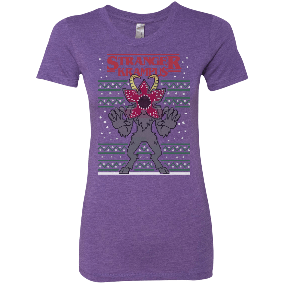 T-Shirts Purple Rush / Small Stranger Krampus Women's Triblend T-Shirt