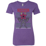 T-Shirts Purple Rush / Small Stranger Krampus Women's Triblend T-Shirt