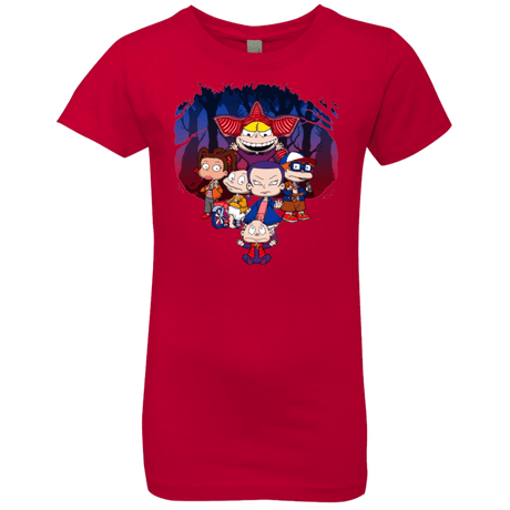 T-Shirts Red / YXS Stranger Rugs Girls Premium T-Shirt
