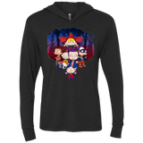 T-Shirts Vintage Black / X-Small Stranger Rugs Triblend Long Sleeve Hoodie Tee