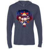 T-Shirts Vintage Navy / X-Small Stranger Rugs Triblend Long Sleeve Hoodie Tee