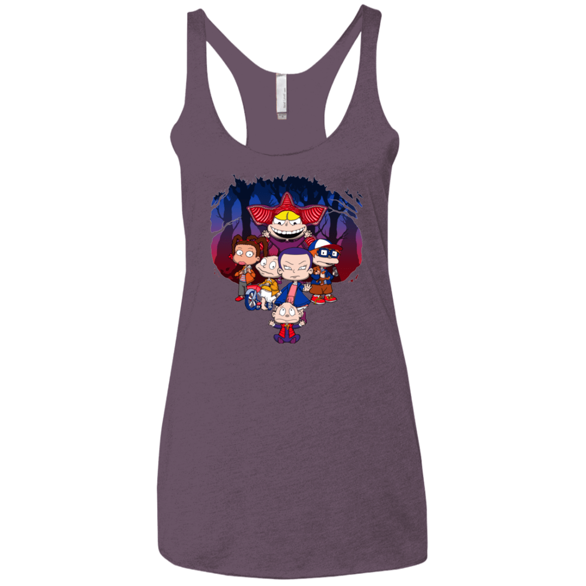 T-Shirts Vintage Purple / X-Small Stranger Rugs Women's Triblend Racerback Tank
