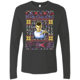 T-Shirts Heavy Metal / Small Stranger Things ugly sweater Men's Premium Long Sleeve