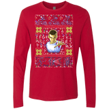 T-Shirts Red / Small Stranger Things ugly sweater Men's Premium Long Sleeve