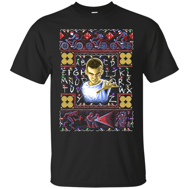 T-Shirts Black / Small Stranger Things ugly sweater T-Shirt