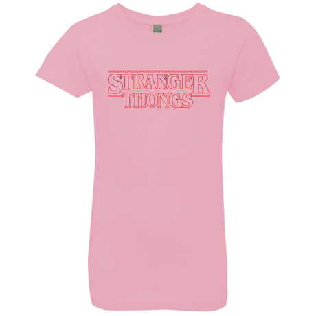 T-Shirts Light Pink / YXS Stranger Thongs Girls Premium T-Shirt