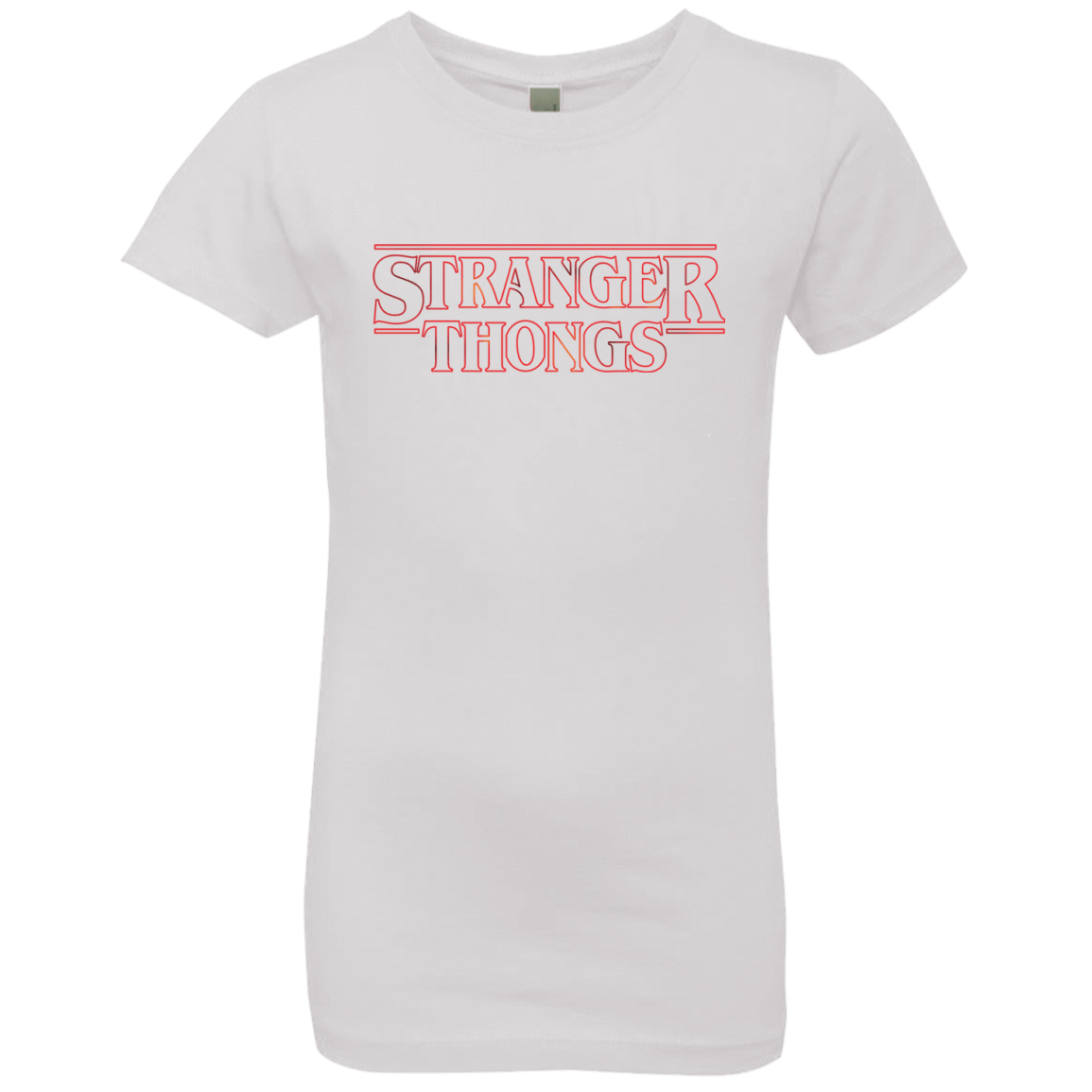 T-Shirts White / YXS Stranger Thongs Girls Premium T-Shirt