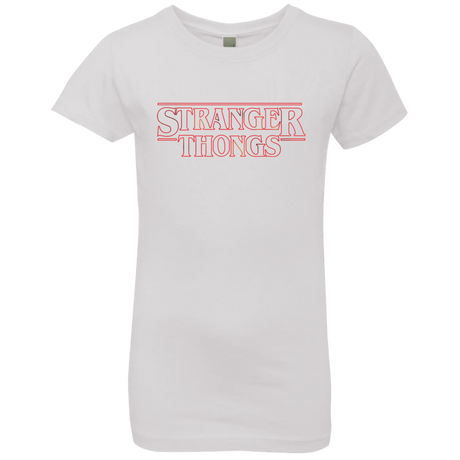 T-Shirts White / YXS Stranger Thongs Girls Premium T-Shirt