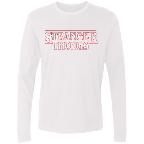T-Shirts White / Small Stranger Thongs Men's Premium Long Sleeve