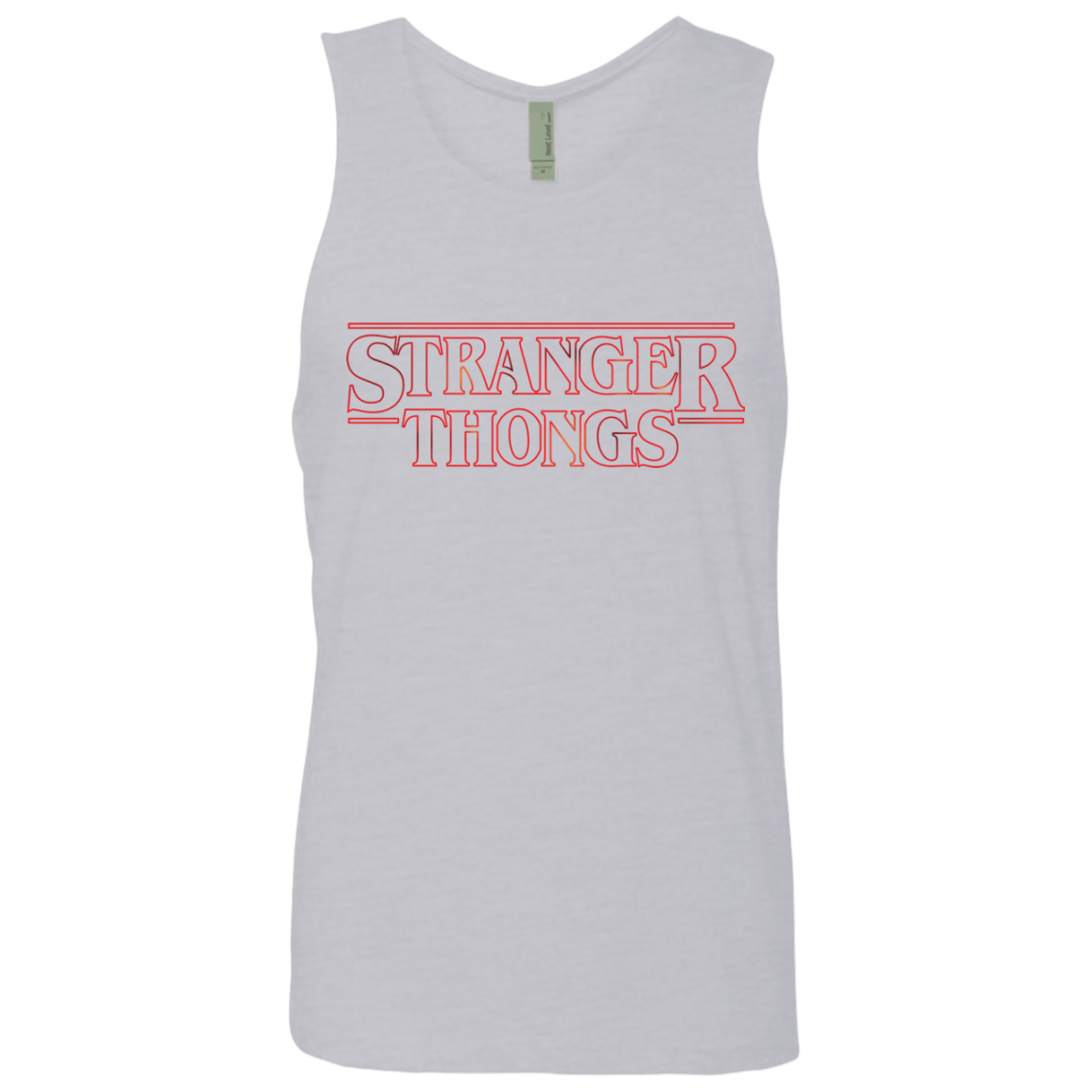 T-Shirts Heather Grey / Small Stranger Thongs Men's Premium Tank Top