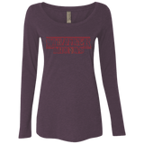 T-Shirts Vintage Purple / Small Stranger Thongs Women's Triblend Long Sleeve Shirt