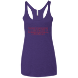 T-Shirts Purple / X-Small Stranger Thongs Women's Triblend Racerback Tank