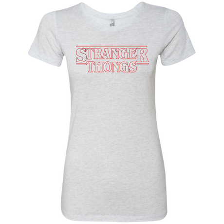 T-Shirts Heather White / Small Stranger Thongs Women's Triblend T-Shirt