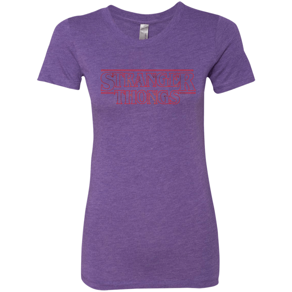 T-Shirts Purple Rush / Small Stranger Thongs Women's Triblend T-Shirt