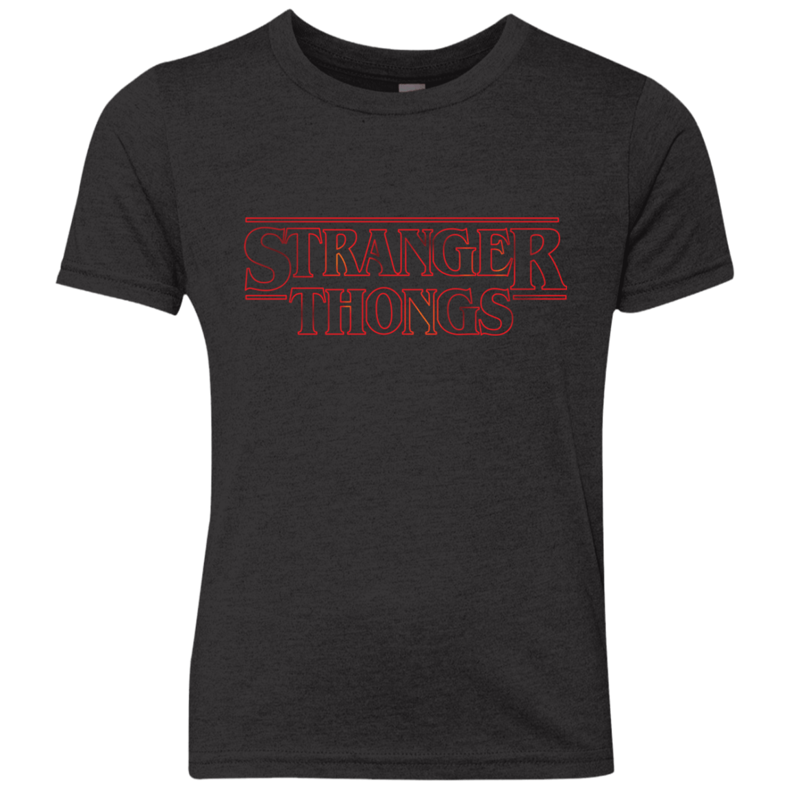 T-Shirts Vintage Black / YXS Stranger Thongs Youth Triblend T-Shirt