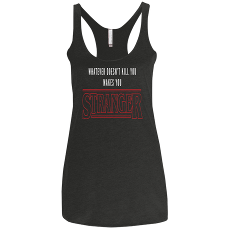 T-Shirts Vintage Black / X-Small Stranger Women's Triblend Racerback Tank