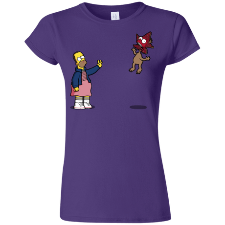 T-Shirts Purple / S Strangling Things Junior Slimmer-Fit T-Shirt