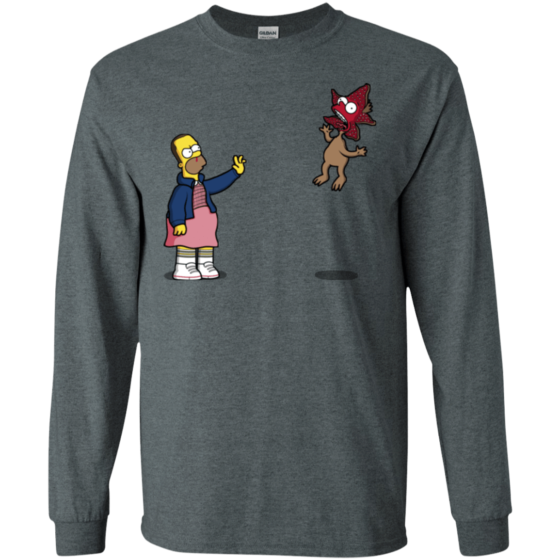 T-Shirts Dark Heather / S Strangling Things Men's Long Sleeve T-Shirt