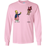 T-Shirts Light Pink / S Strangling Things Men's Long Sleeve T-Shirt