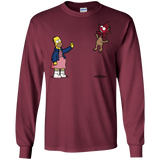 T-Shirts Maroon / S Strangling Things Men's Long Sleeve T-Shirt