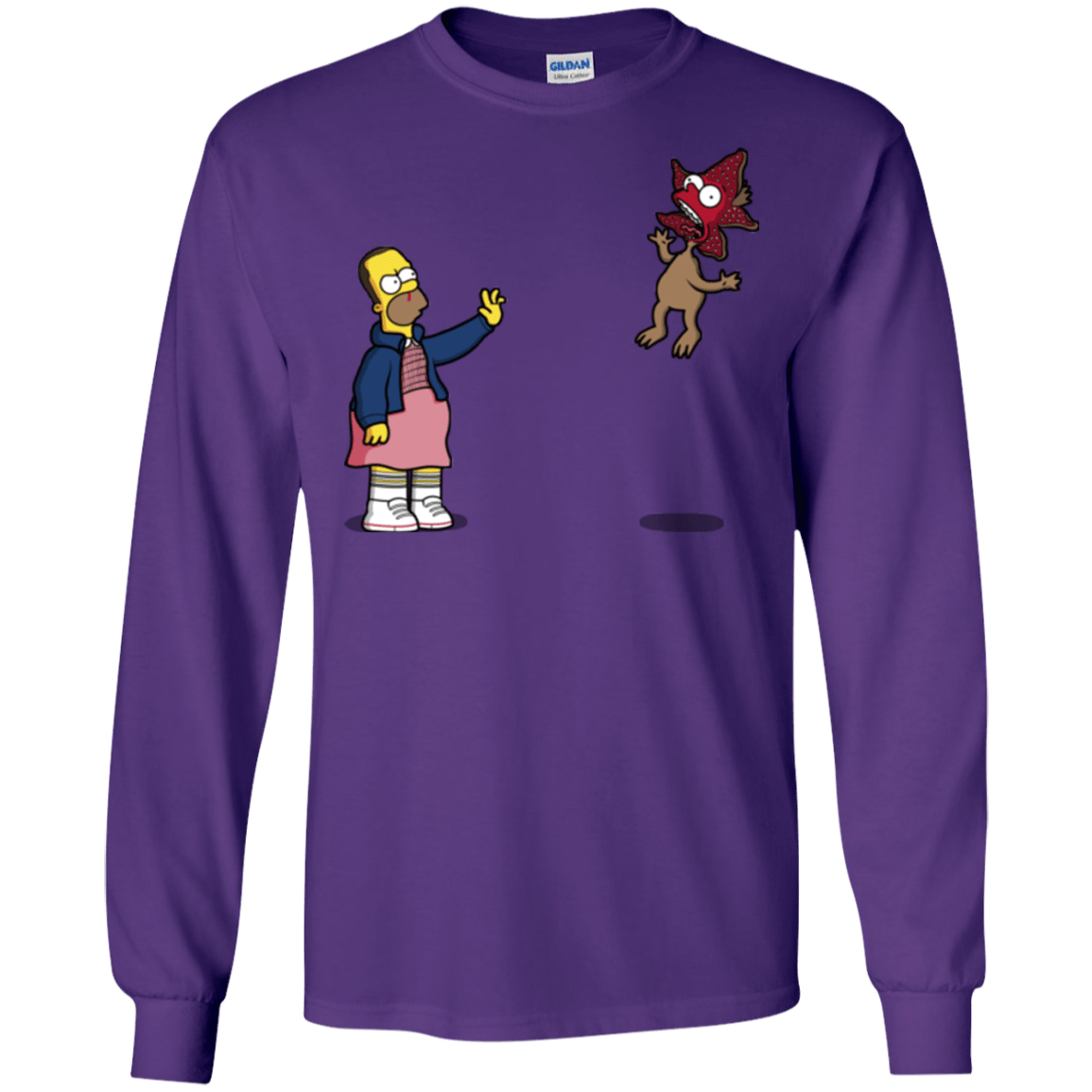 T-Shirts Purple / S Strangling Things Men's Long Sleeve T-Shirt