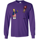T-Shirts Purple / S Strangling Things Men's Long Sleeve T-Shirt