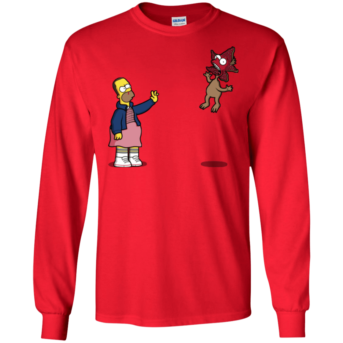 T-Shirts Red / S Strangling Things Men's Long Sleeve T-Shirt