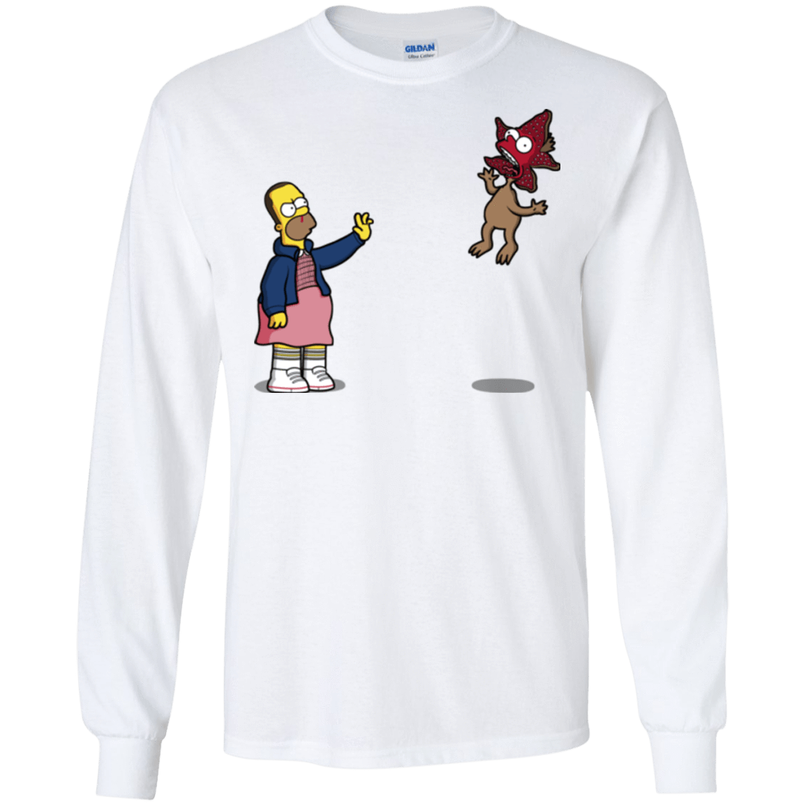 T-Shirts White / S Strangling Things Men's Long Sleeve T-Shirt